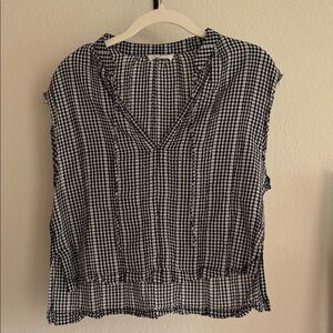 100% Cotton Gingham Blouse